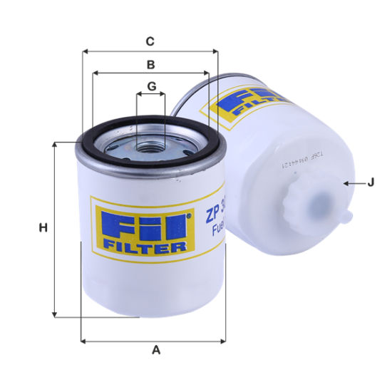 Fil Filtre Yakıt filtresi ZP 3037 F