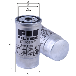 Fil Filtre Yakıt filtresi ZP 3063 F