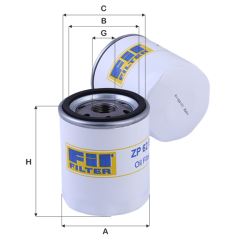Fil Filtre Yağ filtresi ZP 62 B
