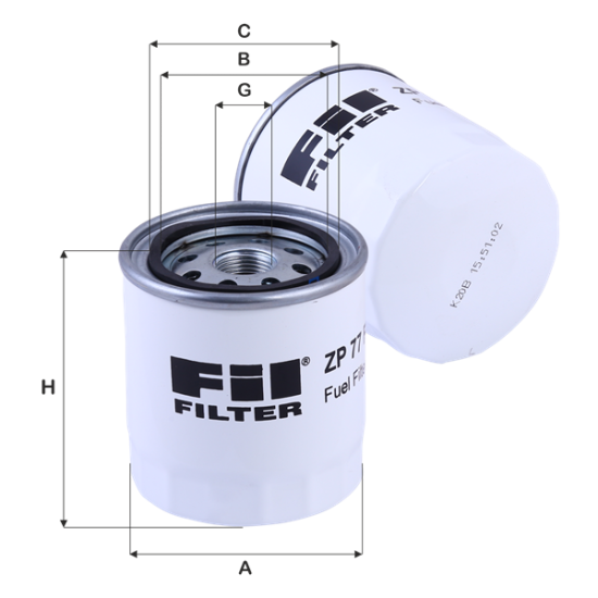 Fil Filtre Yakıt filtresi ZP 77 F