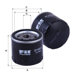 Fil Filtre Yağ filtresi ZP 553 A