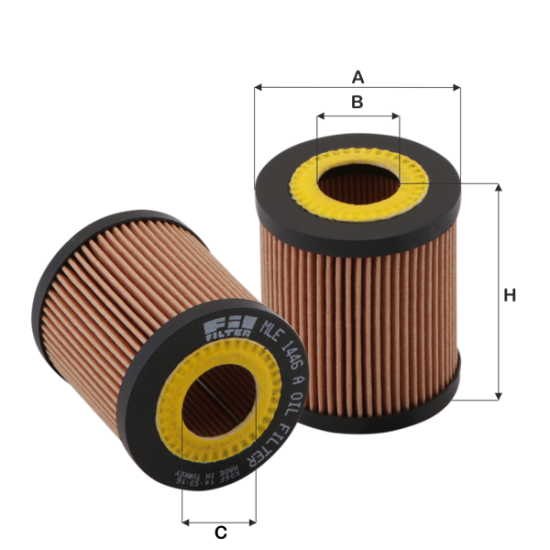 Fil Filtre Yağ filtresi MLE 1446 A