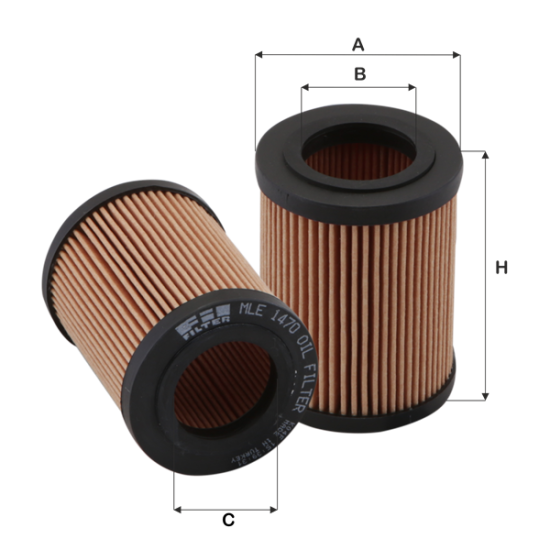 Fil Filtre Yağ filtresi MLE 1470