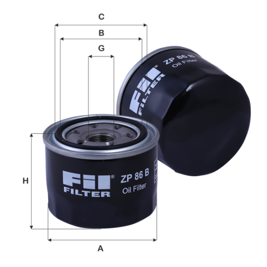Fil Filtre Yağ filtresi ZP 86 B