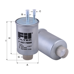 Fil Filtre Yakıt filtresi ZP 8087 FMB