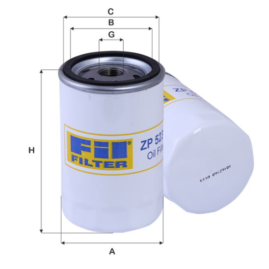 Fil Filtre Yağ filtresi ZP 523 A2