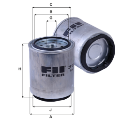 Fil Filtre Yakıt filtresi ZP 3080 AF
