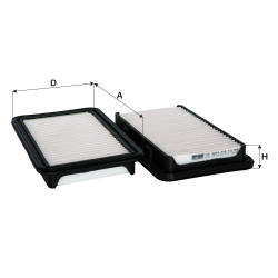 Fil Filtre Hava filtresi HP 5044