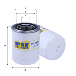 Fil Filtre Yağ filtresi ZP 580 A