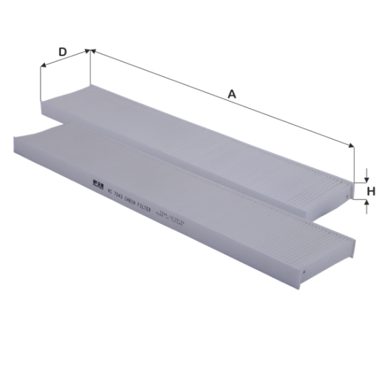 Fil Filtre Polen Filtresi HC 7043