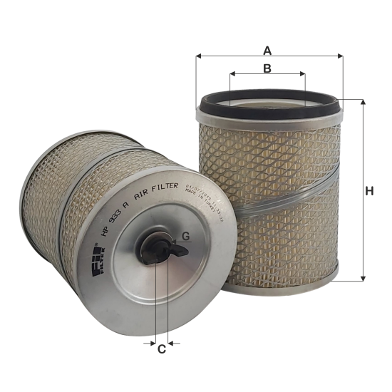 Fil Filtre Hava filtresi HP 933 A