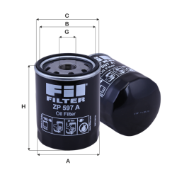 Fil Filtre Yağ filtresi ZP 597 A