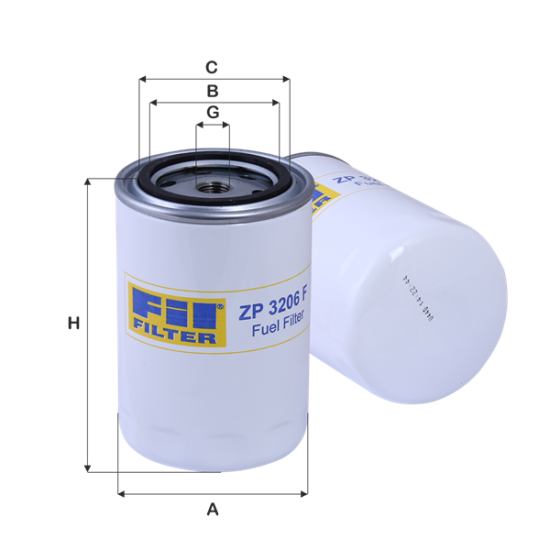 Fil Filtre Yakıt filtresi ZP 3206 F