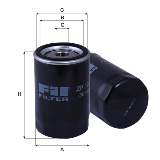 Fil Filtre Yağ filtresi ZP 3241