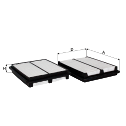 Fil Filtre Hava filtresi HP 5043