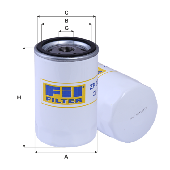 Fil Filtre Yağ filtresi ZP 523 A1