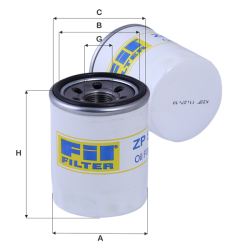 Fil Filtre Yağ filtresi ZP 55