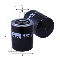 Fil Filtre Yağ filtresi ZP 3056