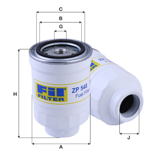 Fil Filtre Yakıt filtresi ZP 548 F