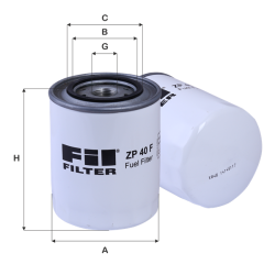 Fil Filtre Yakıt filtresi ZP 40 F